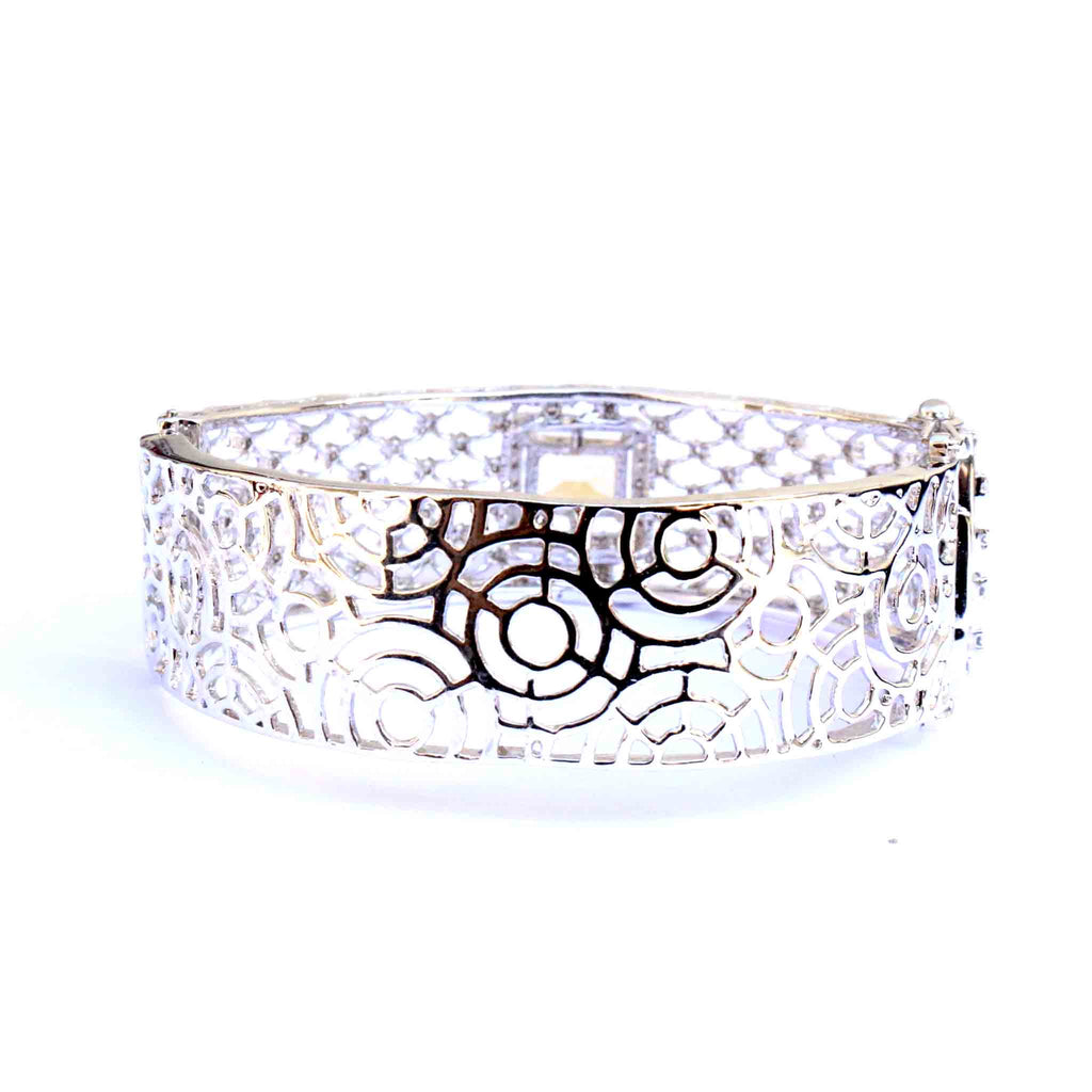 Silver Cuff Bracelet Paparazzi Up for Sale  Bling By Titia