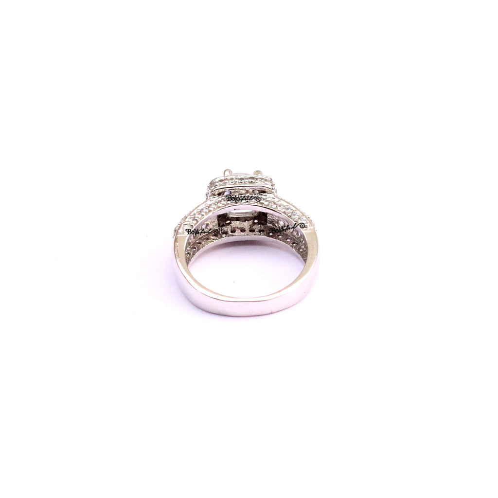 Glacé Zirconia Silver Ring 925 - Boldiful