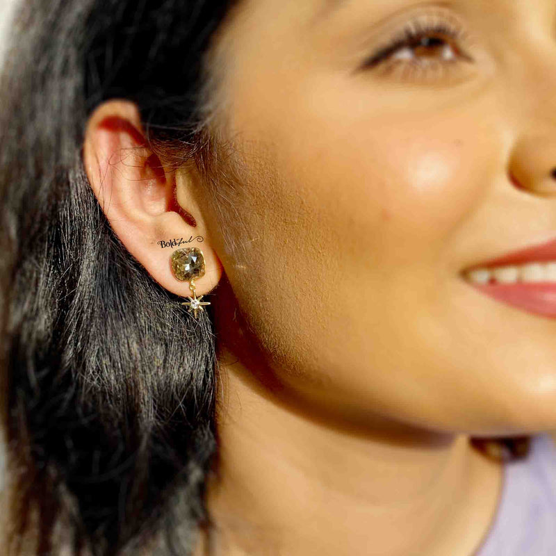 Glare Silver Earrings - Boldiful