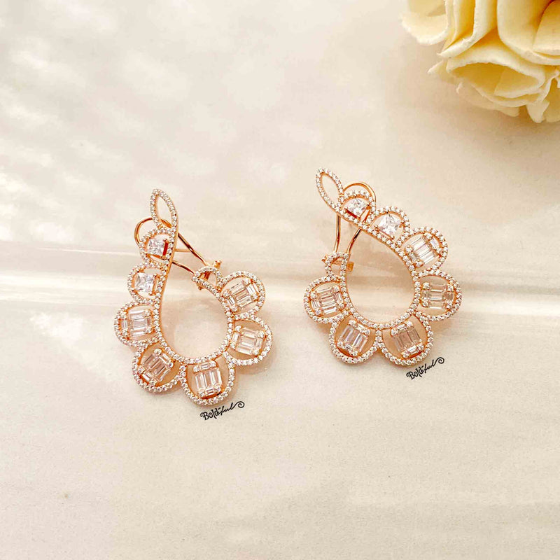 Gleamy Sterling Silver Earrings - Boldiful
