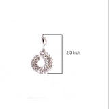 Grandeur Cubic Zirconia 92.5 Silver Earrings - Boldiful