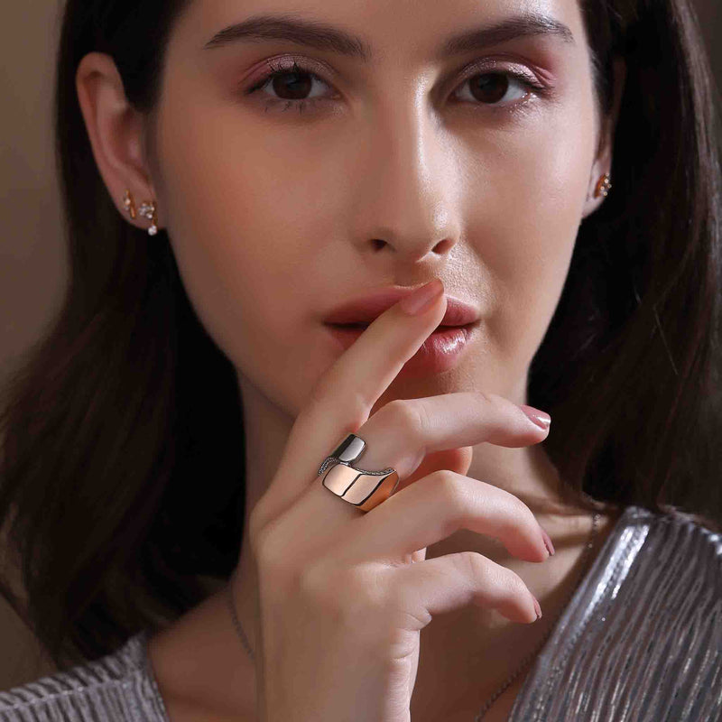 Helical Silver Band - Boldiful