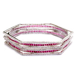 Hexad Sterling Silver 925 Bangles