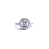 Imperial Silver Solitaire Zirconia Diamond Ring