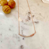 Infinity Minimal Silver Necklace
