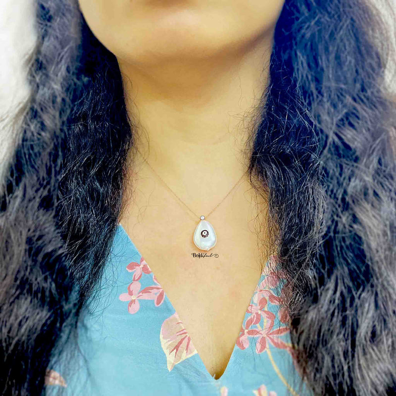 Marguerite Evil Eye Silver Pendant - Boldiful