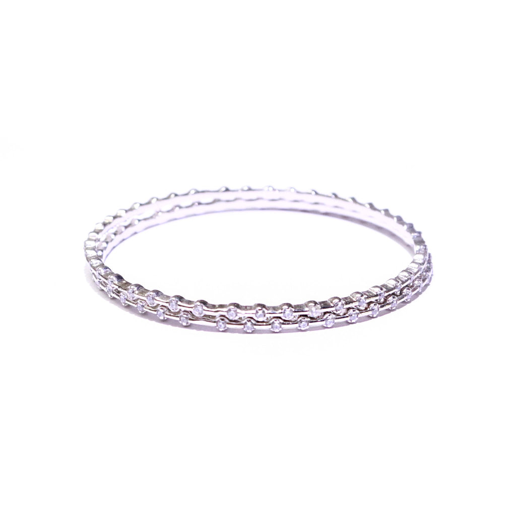 Silver Diamond Tennis Bracelet | Harry Ritchie's