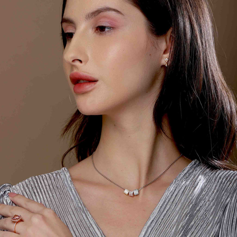 Multi-Color Minimal Silver Pendant - Boldiful