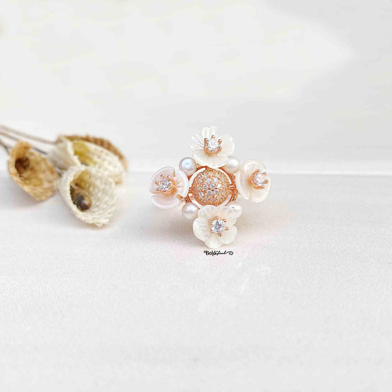 Pearly Bahara Ring - Boldiful