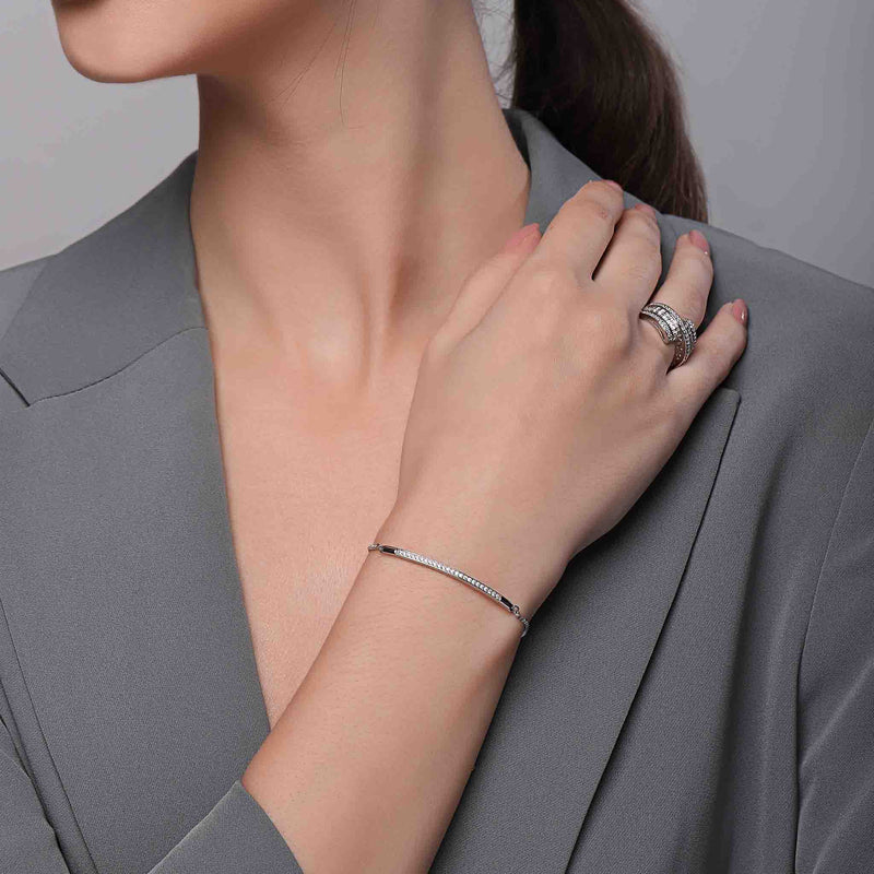 Pep Silver Bracelet - Boldiful