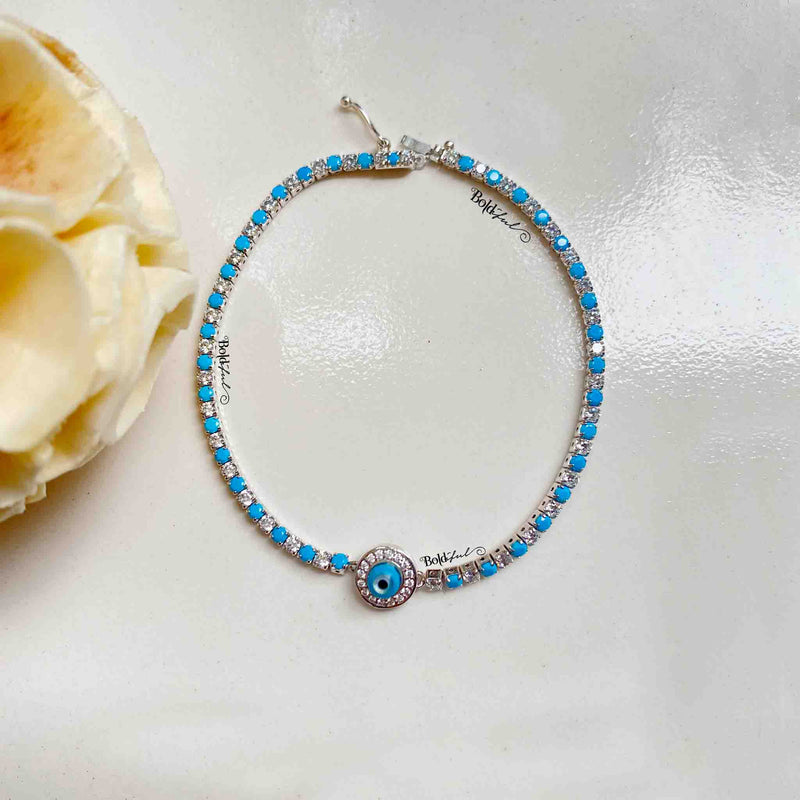 Petite Evil Eye Bracelet - Boldiful