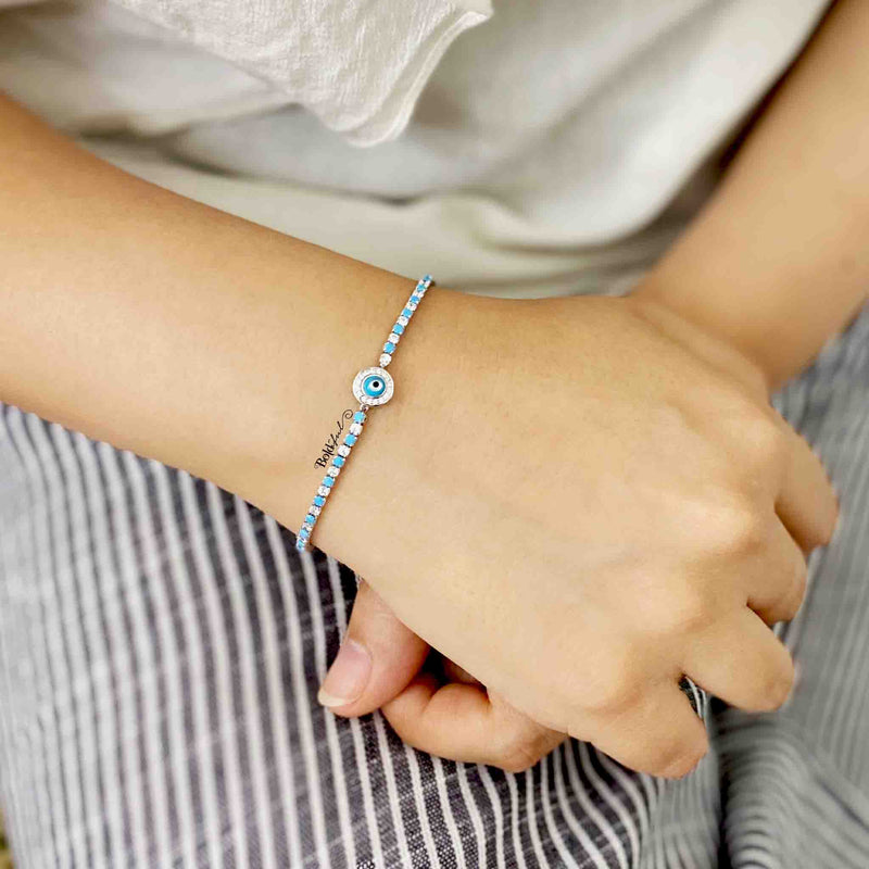 Petite Evil Eye Bracelet - Boldiful