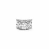 Pixie Filigree Silver Solitaire Band