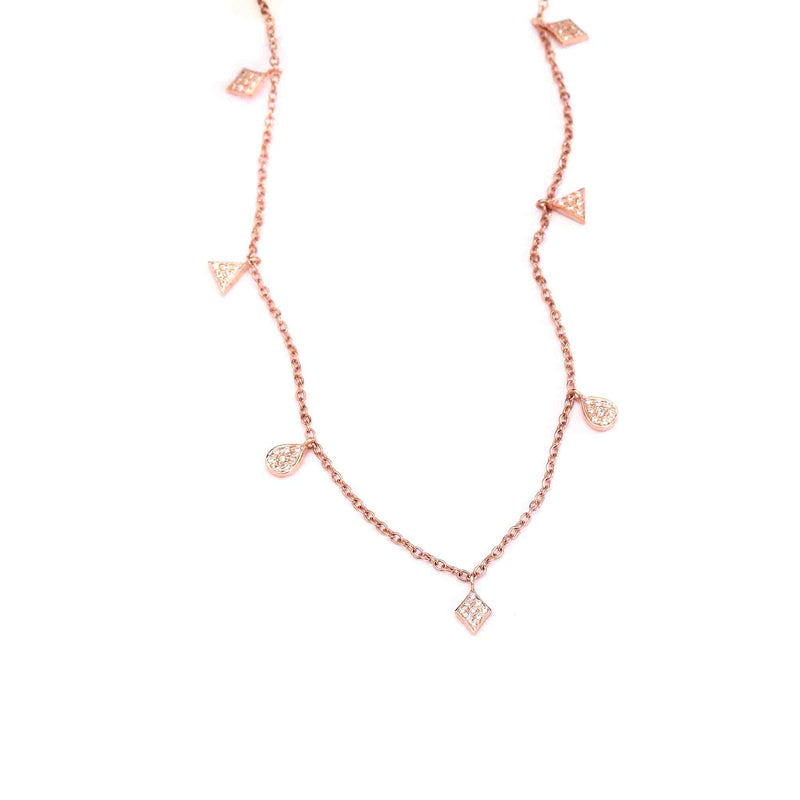 Playful Minimal Charm Necklace -  Boldiful