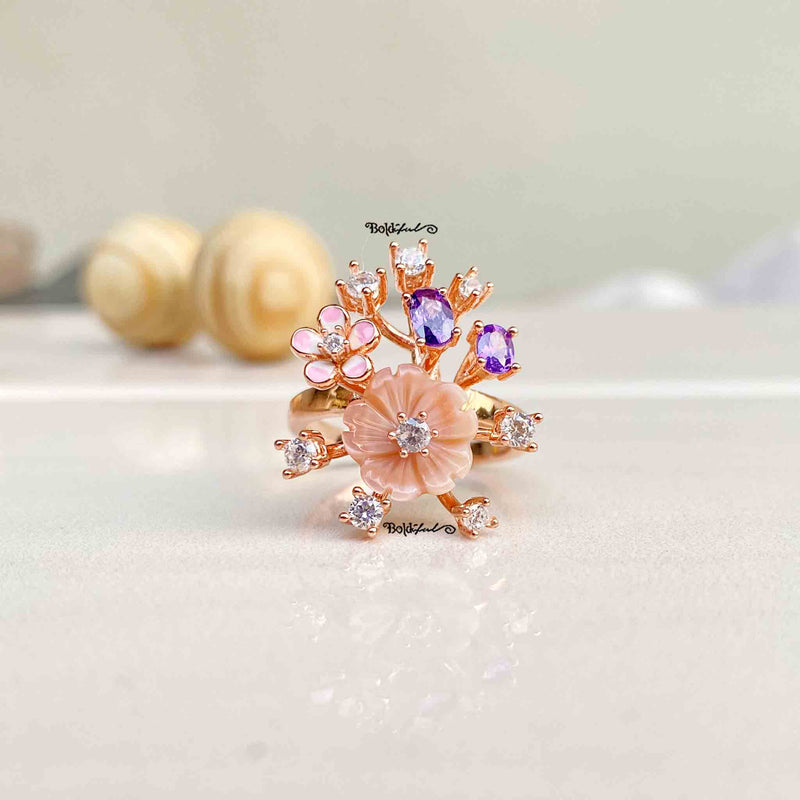 Pompon Bahara Trendy Ring - Boldiful