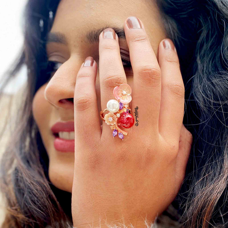 Posy Bahara Statement Ring - Boldiful