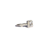 Prim Silver Princess Cut Ring - Boldiful