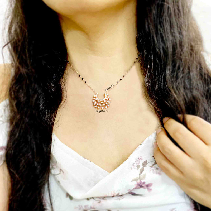Radiant Silver Mangalsutra - Boldiful