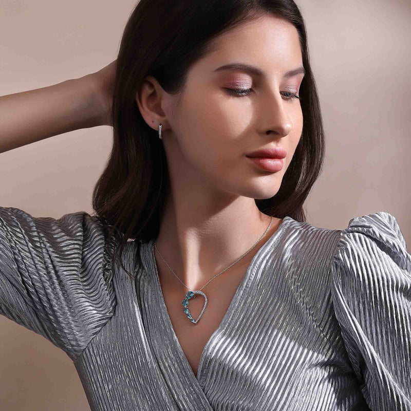 Rimy Unique Silver Pendant - Boldiful