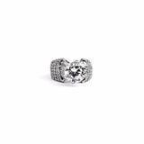 Ritzy Cocktail Solitaire Ring - Boldiful