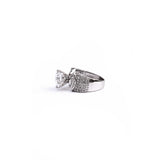 Ritzy Cocktail Solitaire Ring - Boldiful