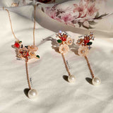 Rose Bahara Necklace Set