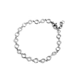 Round Trinket Sterling Silver Bracelet/Anklet - Boldiful
