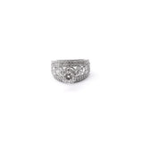 Royal Solitaire Sterling Silver Ring - Boldiful