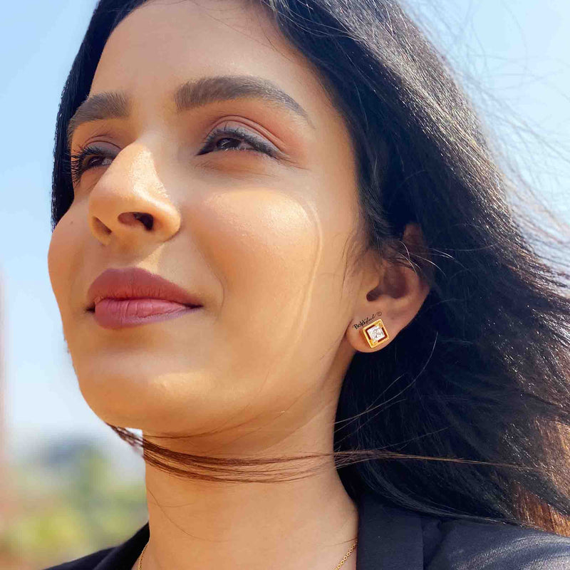 Royale Moissanite Diamond Studs - Boldiful