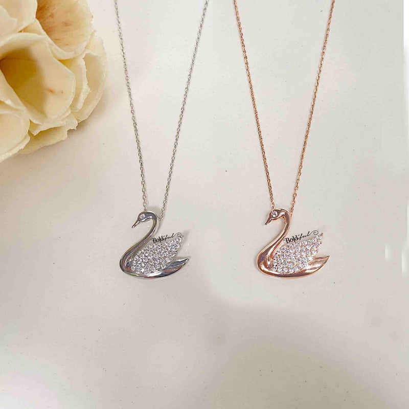 Swan Minimal Pendant - Boldiful