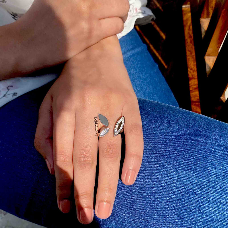 Ternary Silver Ring - Boldiful