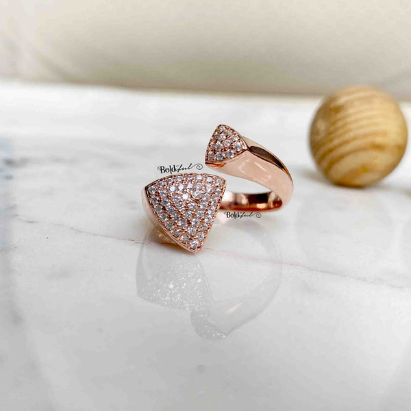 Triangular Open Ring Online | Boldiful