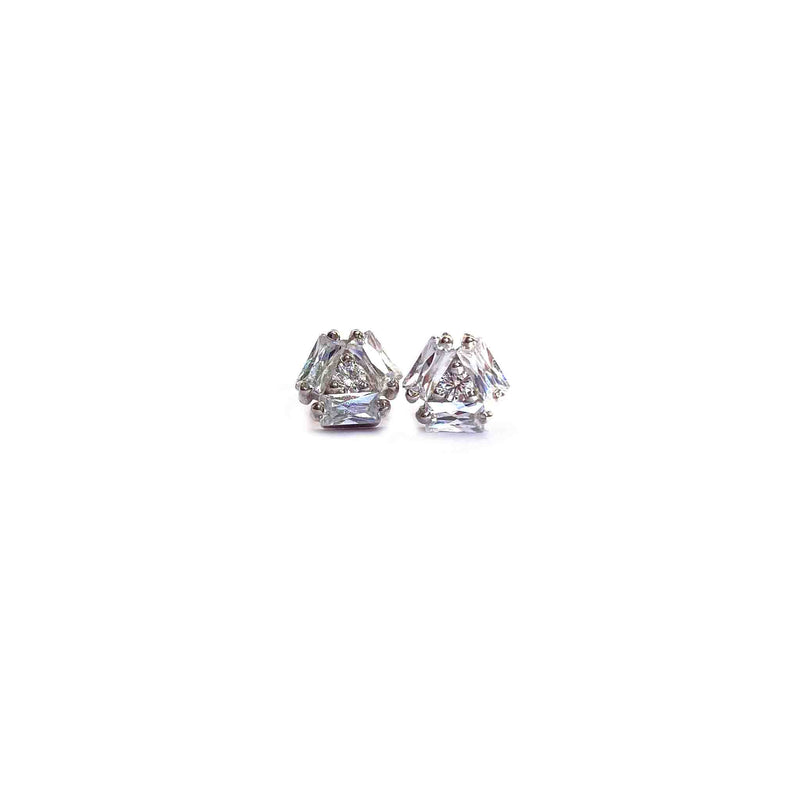 Triune Silver Earstuds - Boldiful