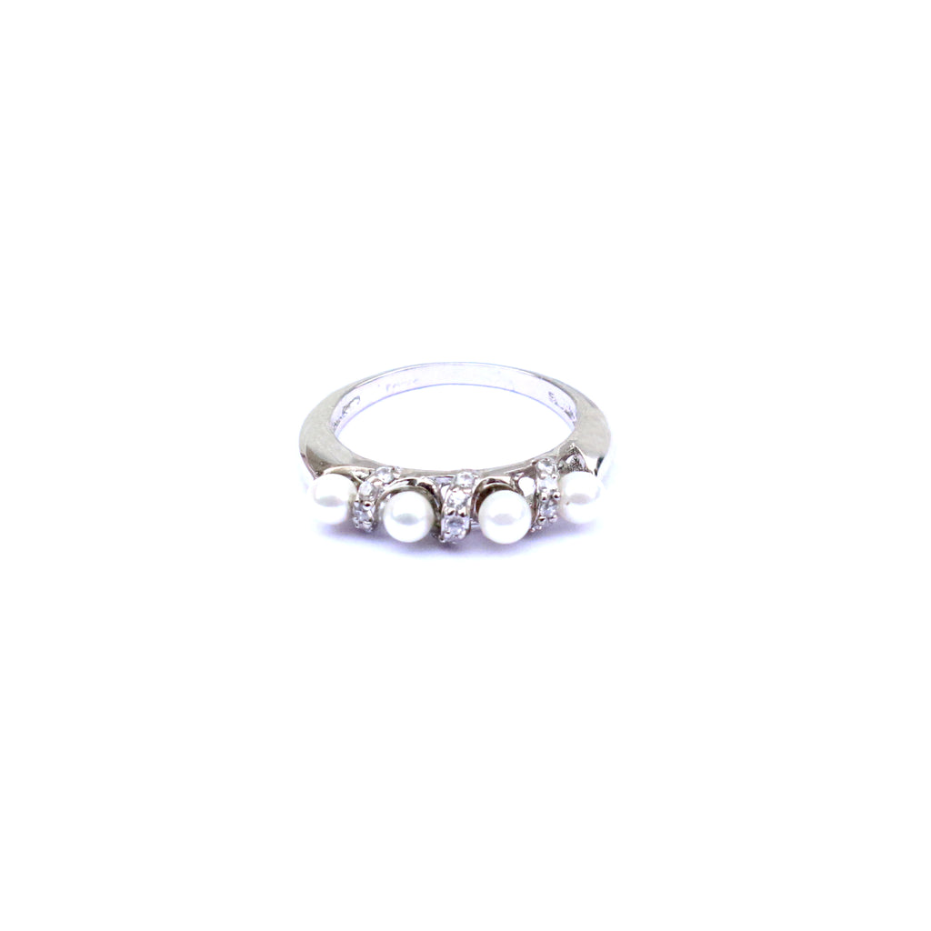 Silver White Pearl Ring – Charles Krypell Fine Jewelry