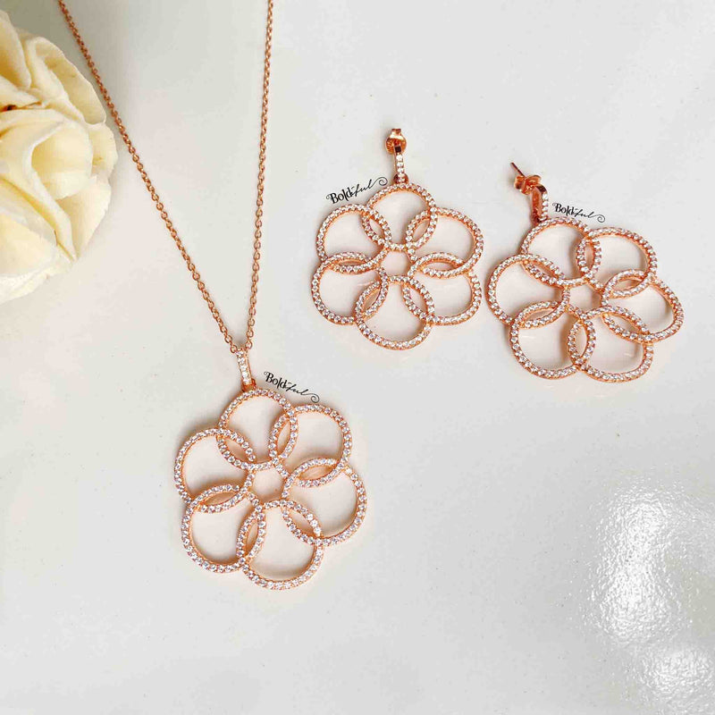 Twine Silver Pendant Set - Boldiful