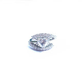 Wheedle Heart Solitaire Ring