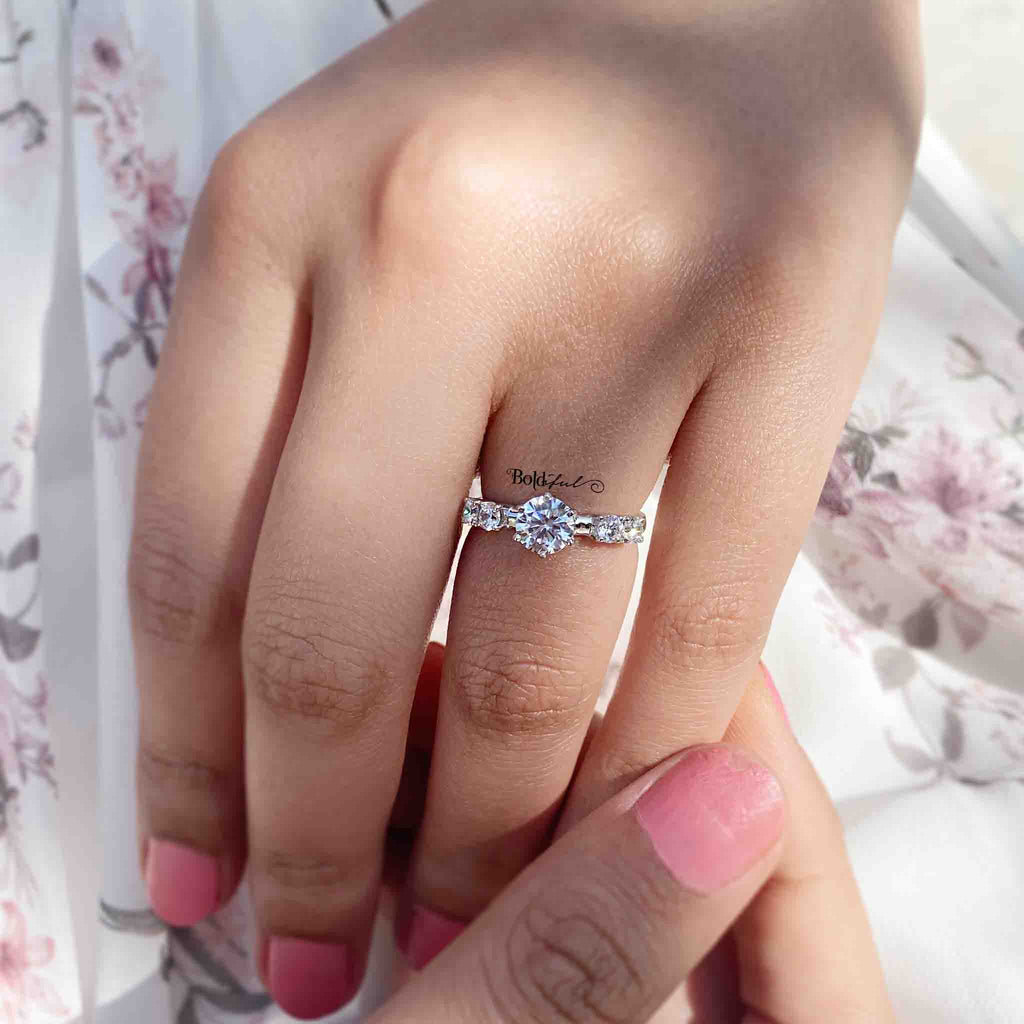 Ravishing Silver Ring | Flower Design Silver Ring - Rings - FOLKWAYS